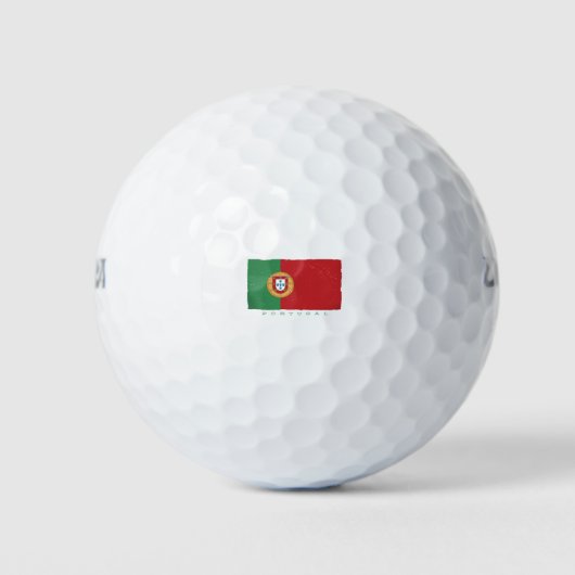 Vlag van Portugal Golfballen (Voorkant)