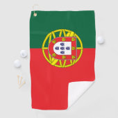 Vlag van Portugal Golfhanddoek (Insitu)
