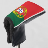 Vlag van Portugal Golfheadcover (3/4 voorkant)