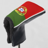 Vlag van Portugal Golfheadcover (3/4 voorkant)