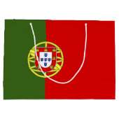Vlag van Portugal Groot Cadeauzakje (Achterkant)