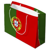 Vlag van Portugal Groot Cadeauzakje (Achterkant Gekanteld)