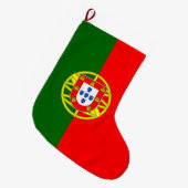 Vlag van Portugal Grote Kerstsok (Voorkant (Hangend))