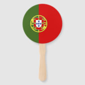 Vlag van Portugal Handwaaier (Voorkant)