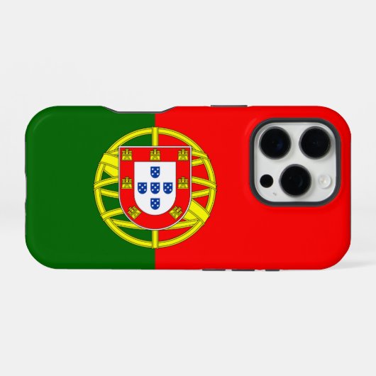 Vlag van Portugal iPhone Hoesje (Achterkant horizontaal)