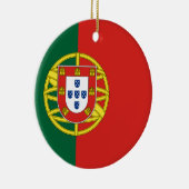Vlag van Portugal Keramisch Ornament (Rechts)