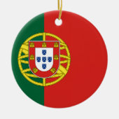 Vlag van Portugal Keramisch Ornament (Voorkant)