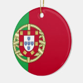 Vlag van Portugal Keramisch Ornament (Links)