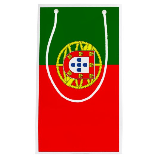 Vlag van Portugal Klein Cadeauzakje (Voorkant)