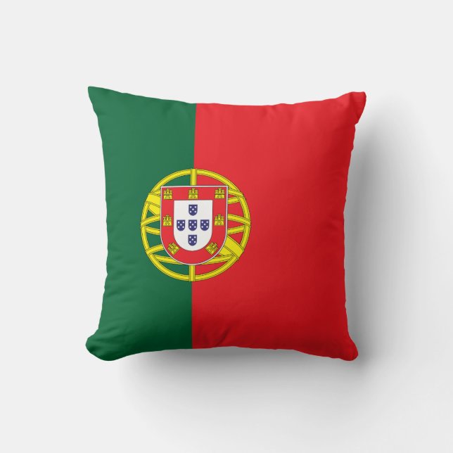 Vlag van Portugal Kussen (Voorkant)