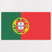 Vlag van Portugal Labels (Design 1)