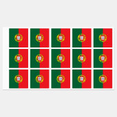 Vlag van Portugal Labels (Vel)