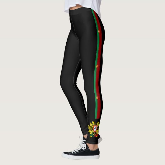 vlag van Portugal Leggings (Links)