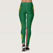 Vlag van Portugal Leggings (Achterkant)