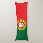 Vlag van Portugal Lichaamskussen (Voorkant Verticaal)