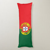 Vlag van Portugal Lichaamskussen (Achterkant (Verticaal))