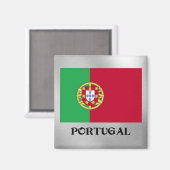 Vlag van Portugal Magneet (Voorkant / Achterkant)