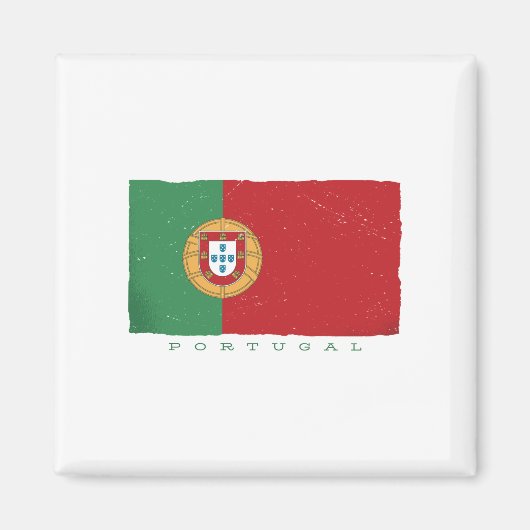 Vlag van Portugal Magneet (Voorkant)