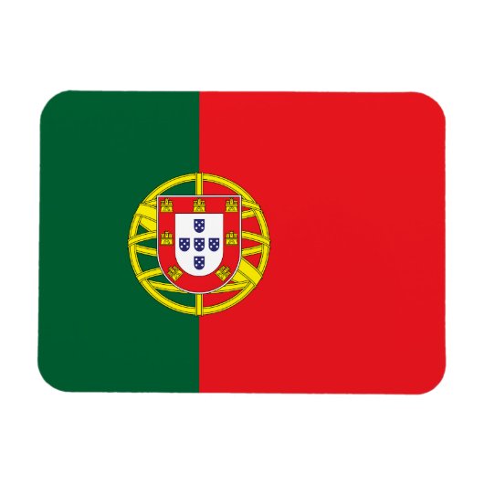 Vlag van Portugal Magneet (Horizontaal)