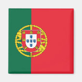 Vlag van Portugal Magneet (Voorkant)