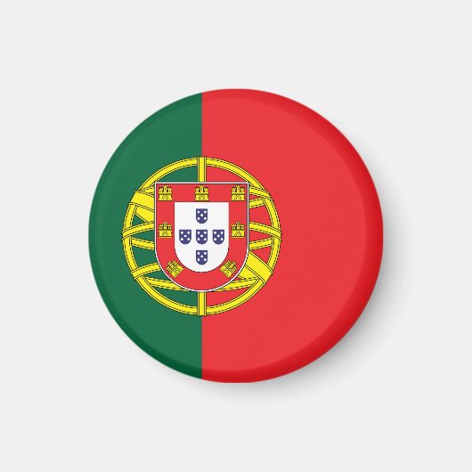 Vlag van Portugal Magneet (Voorkant)