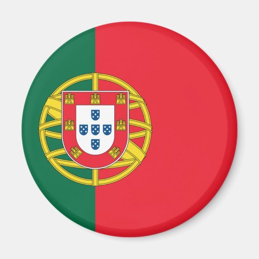 Vlag van Portugal Magneet (Voorkant)