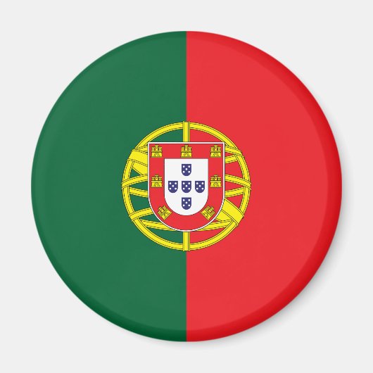 Vlag van Portugal Magneet (Voorkant)
