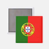 Vlag van Portugal Magneet (Voorkant / Achterkant)