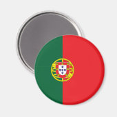 Vlag van Portugal Magneet (Voorkant / Achterkant)