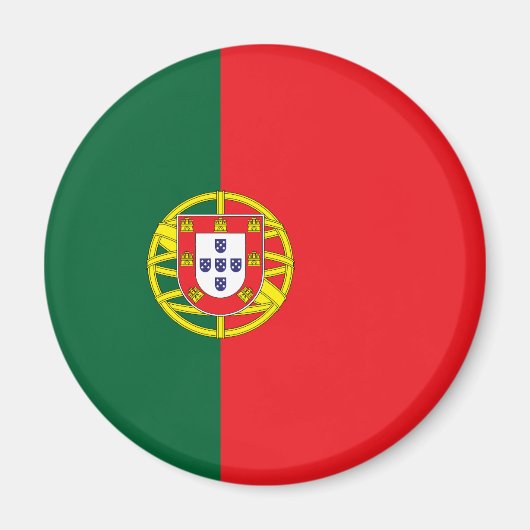 Vlag van Portugal Magneet (Voorkant)