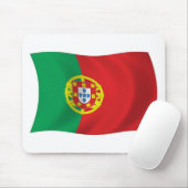 Vlag van Portugal Muismat (Met muis)