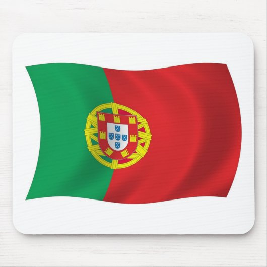 Vlag van Portugal Muismat (Voorkant)