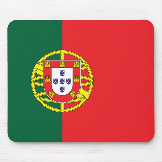 Vlag van Portugal Muismat (Voorkant)