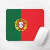 Vlag van Portugal Muismat (Met muis)