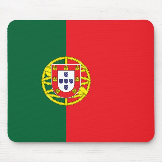 Vlag van Portugal Muismat (Voorkant)