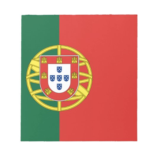 Vlag van Portugal Notitieblok (Voorkant)