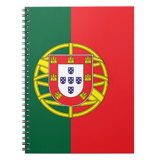 Vlag van Portugal Notitieboek (Voorkant)