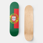 Vlag van Portugal Persoonlijk Skateboard (Voorkant)