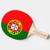 Vlag van Portugal Ping Pong Paddle Tafeltennisbatje (Zijkant)
