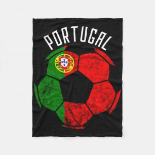 Vlag van Portugal Portugese trots Portugese Voetba Fleece Deken