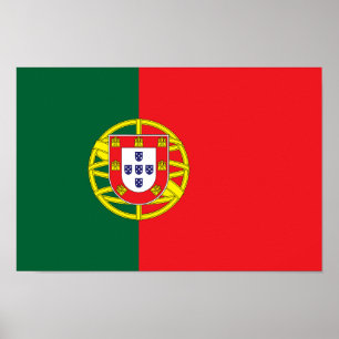 Vlag van Portugal Poster