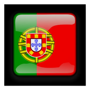 Vlag van Portugal Poster