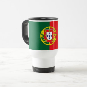 Vlag van Portugal Reisbeker