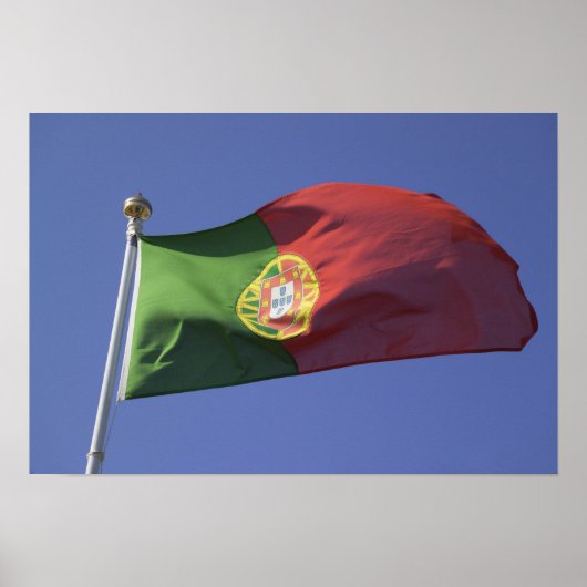 Vlag van Portugal RF) Poster (Voorkant)