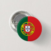 Vlag van Portugal Ronde Button 3,2 Cm (Voorkant /achterkant)