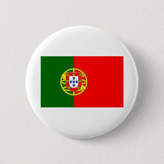 Vlag van Portugal Ronde Button 5,7 Cm (Voorkant)