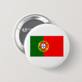 Vlag van Portugal Ronde Button 5,7 Cm (Voorkant /achterkant)