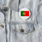 Vlag van Portugal Ronde Button 5,7 Cm (In situ)