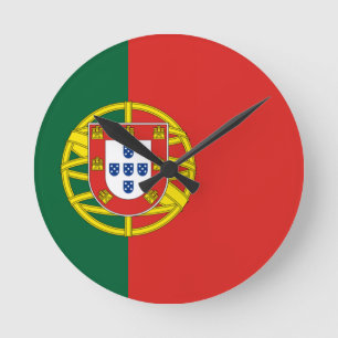 Vlag van Portugal Ronde Klok