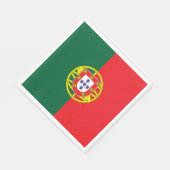 Vlag van Portugal Servet (Hoek)
